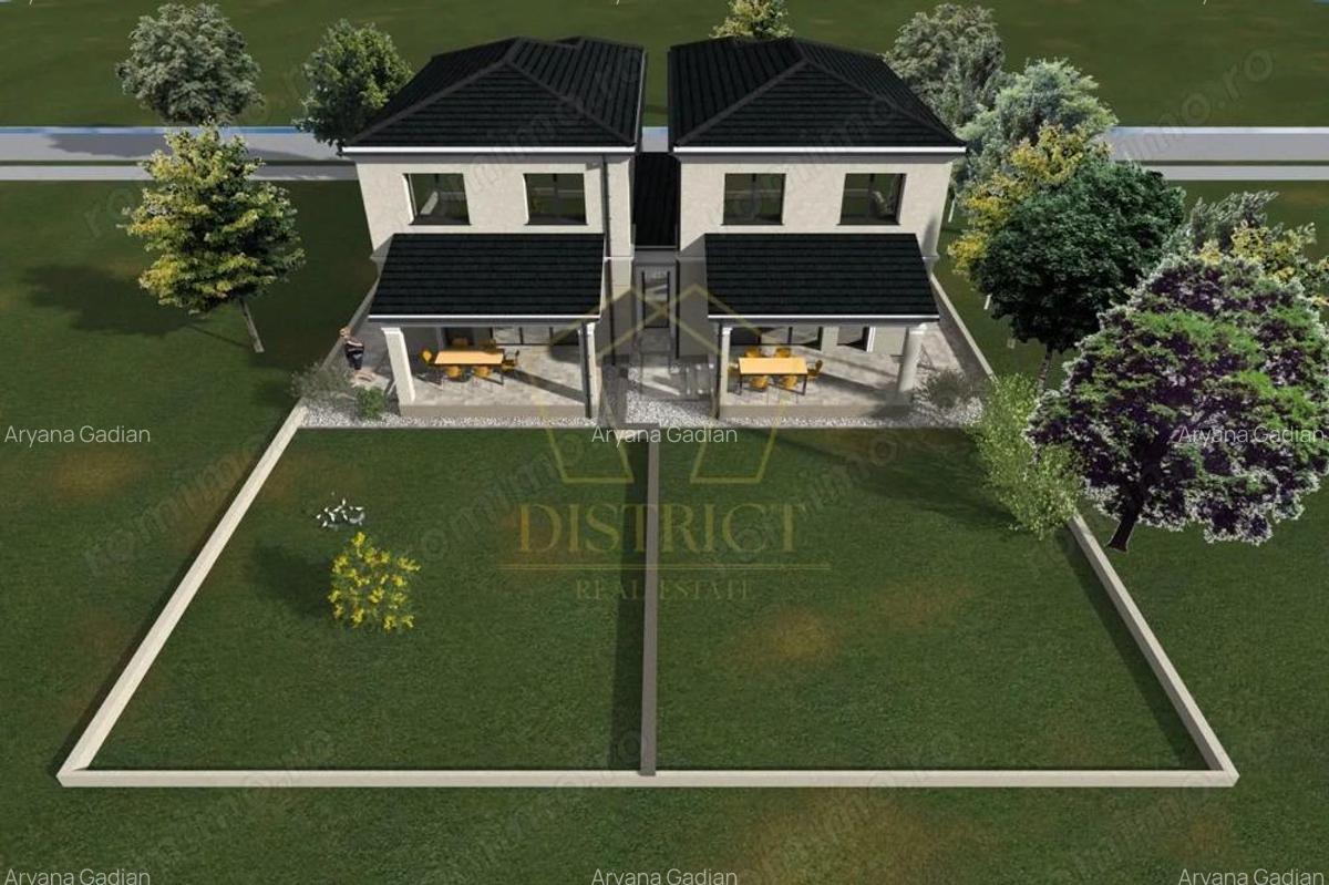 Duplex modern cu 5 camere despartit prin camera tehnica I Mosnita Noua - 5