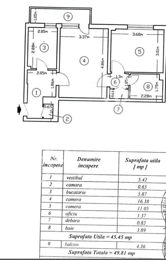 Vând apt. 2 cam. Bd. Ion Mihalache,sector 1, vis a vis metrou 1 Mai, renovat. - 12