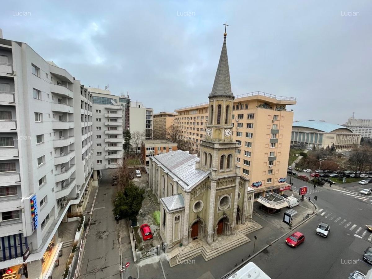 Garsoniera ultracentrala, mob., etaj 7, bloc solid, termoizolat, langa  Cismigiu - 16