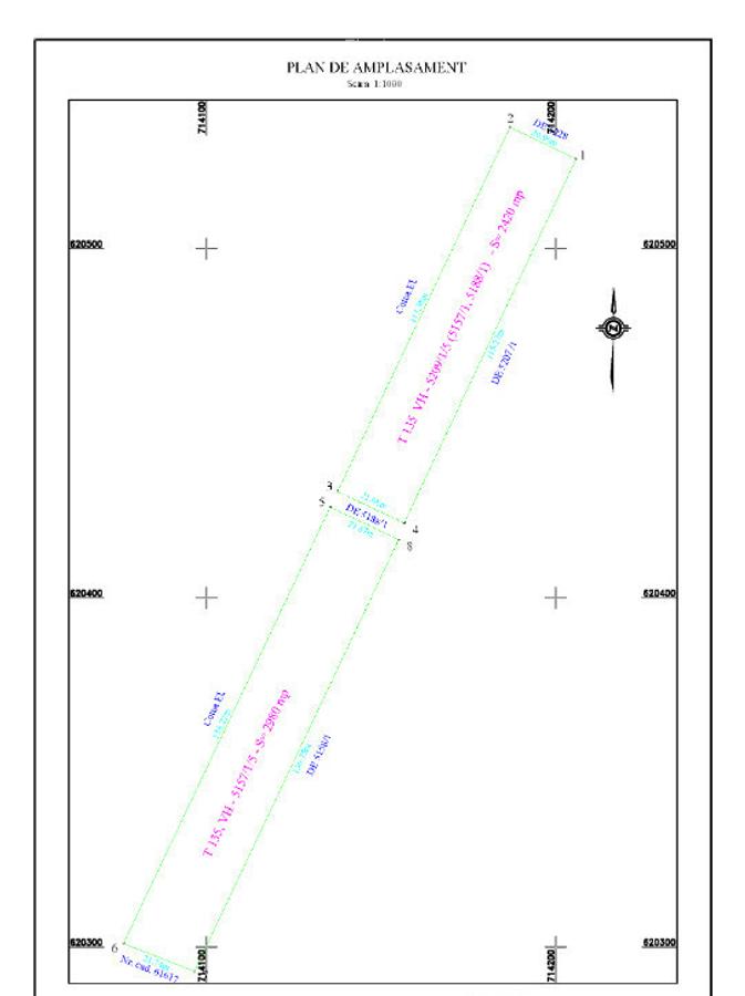 Teren in intravilan cf PUG sat Comarna, comuna Comarna. 5400mp - 1