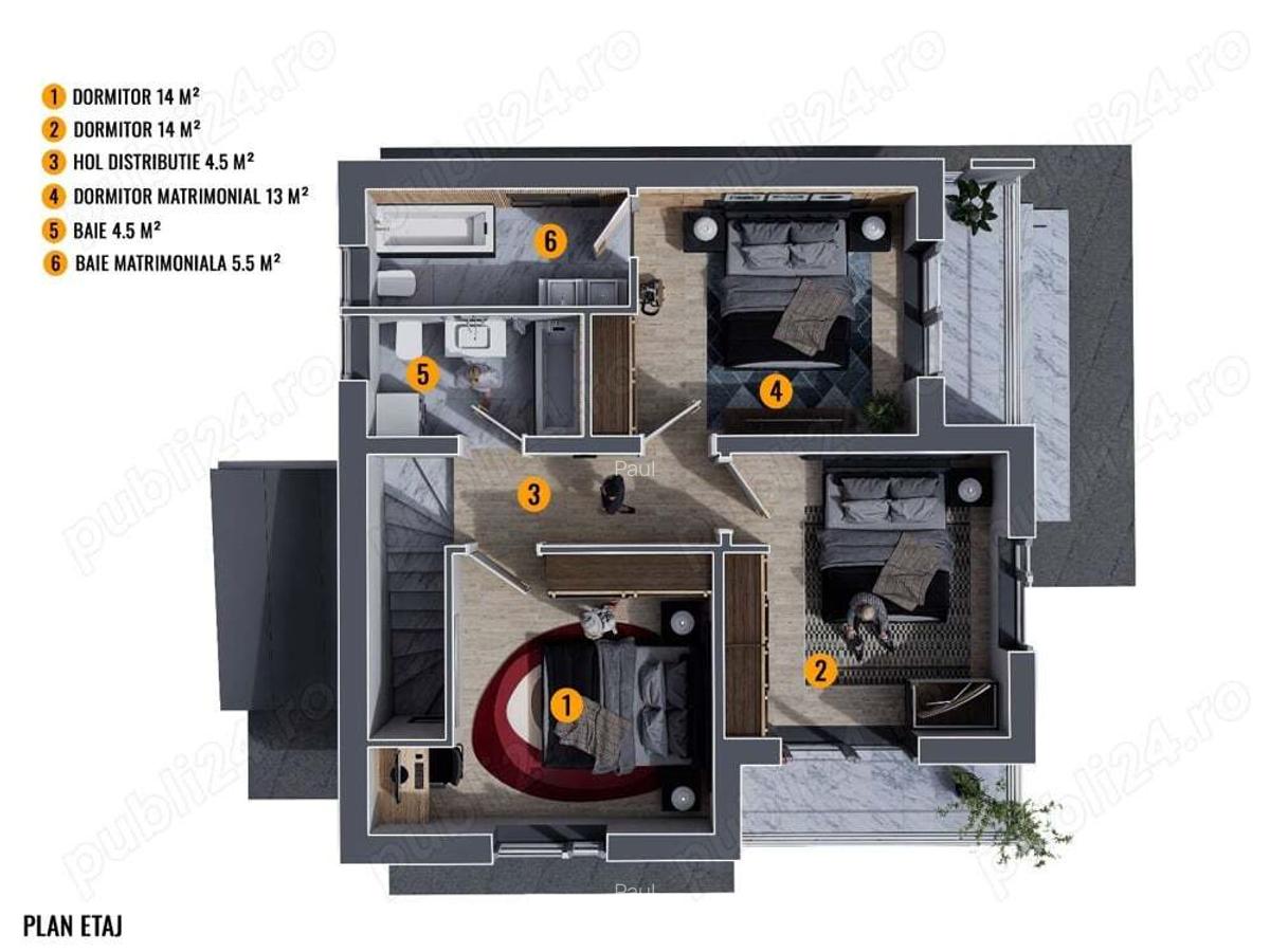 Casa 4 camere SmartEnergy complex centru Chiajna - 4