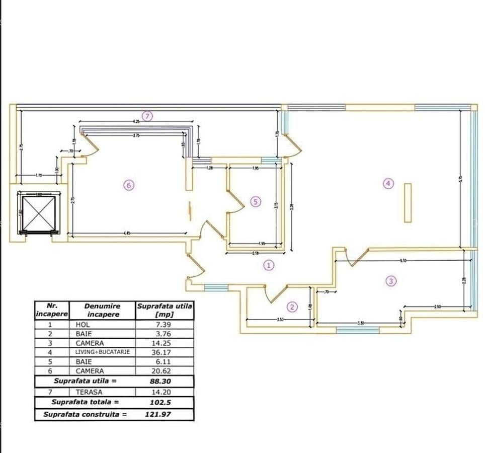 Apartament cu 3 camere decomandat în Timpuri Noi - 7