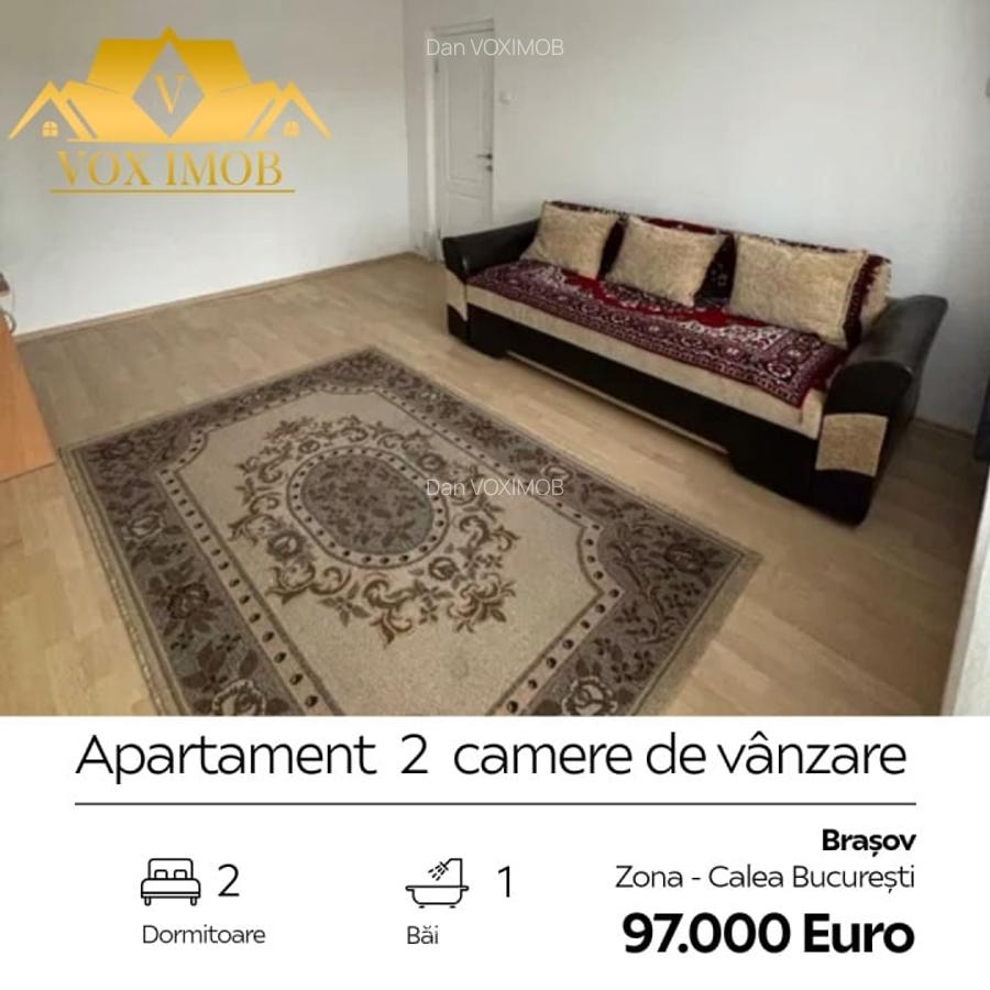 Apartament 2 camere de vanzare zona   Astra -  Calea Bucuresti - 2