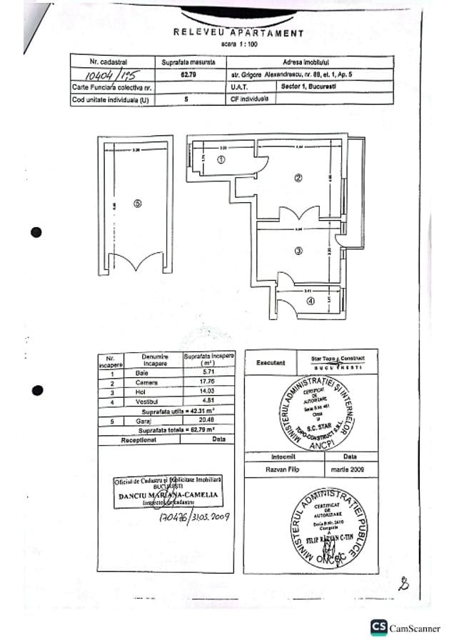 Apartament/Garsoniera Dorobanti + Garaj stradal - 10