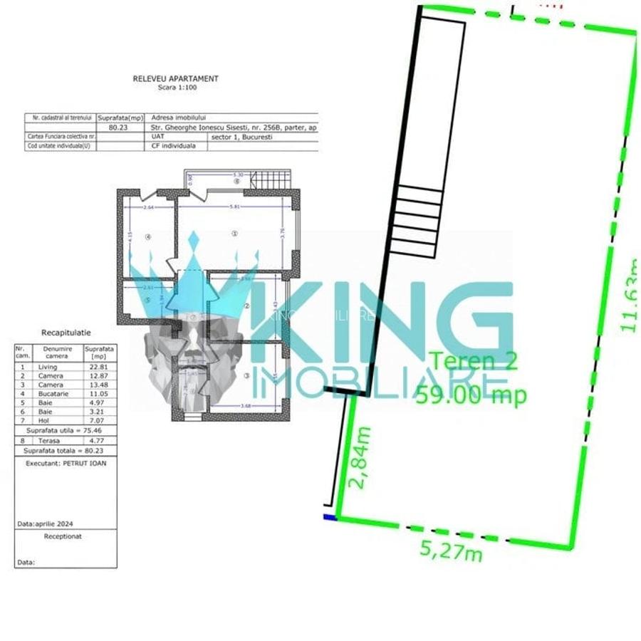 Apartament cu 3 camere decomandat în Sisești - 8