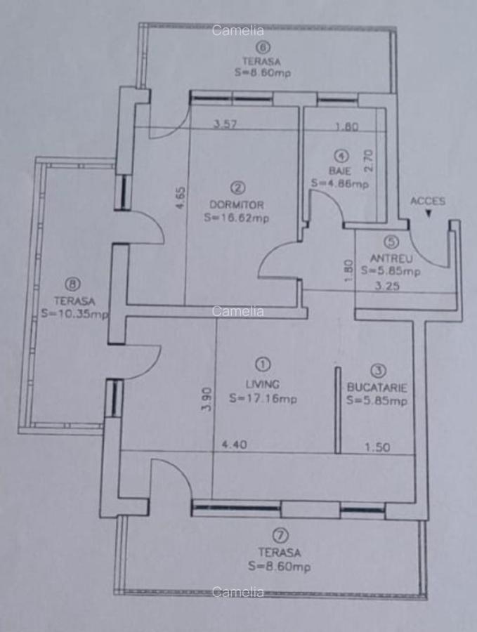 Apartament de închiriat în Florești - 1