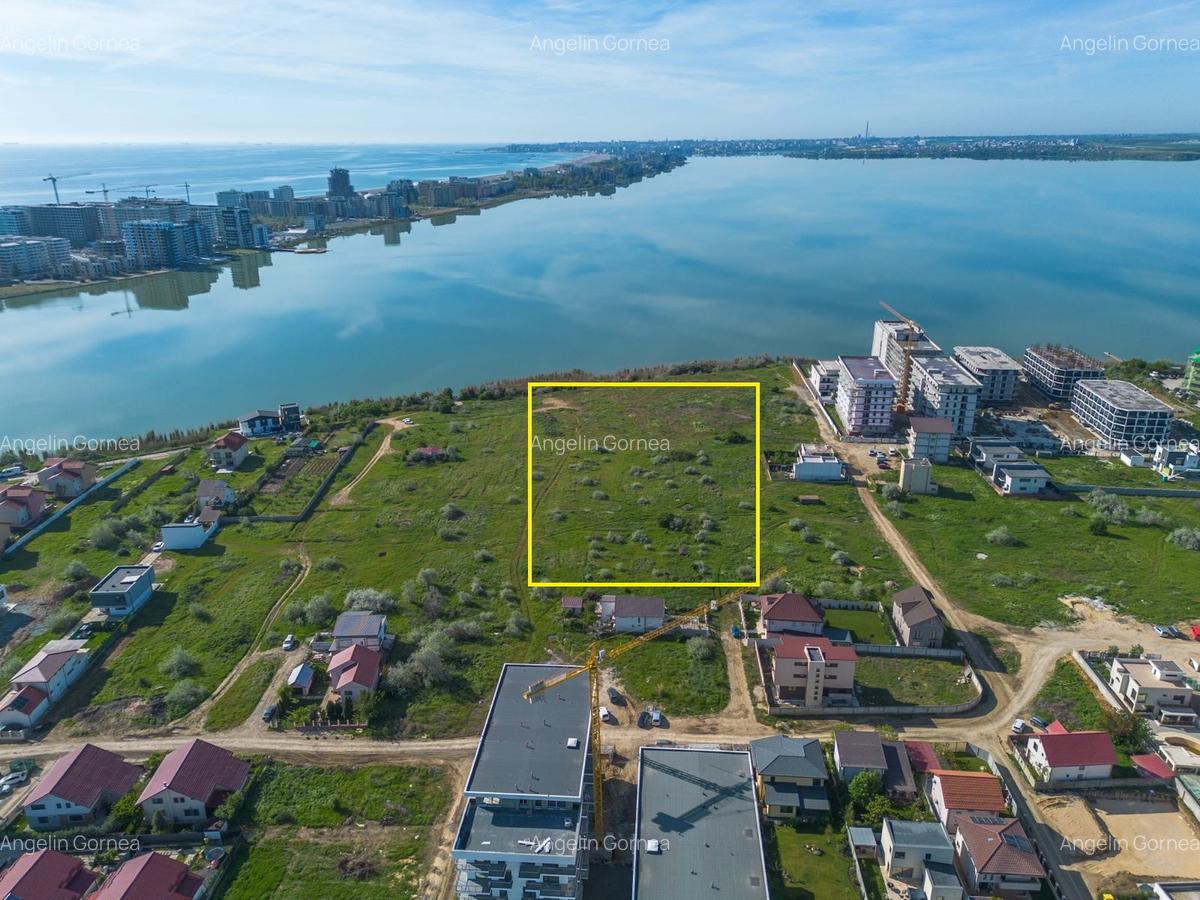 Teren intravilan de vanzare, puz p+4, 6453mp, in prima linie la lacul Siutghiol - 1