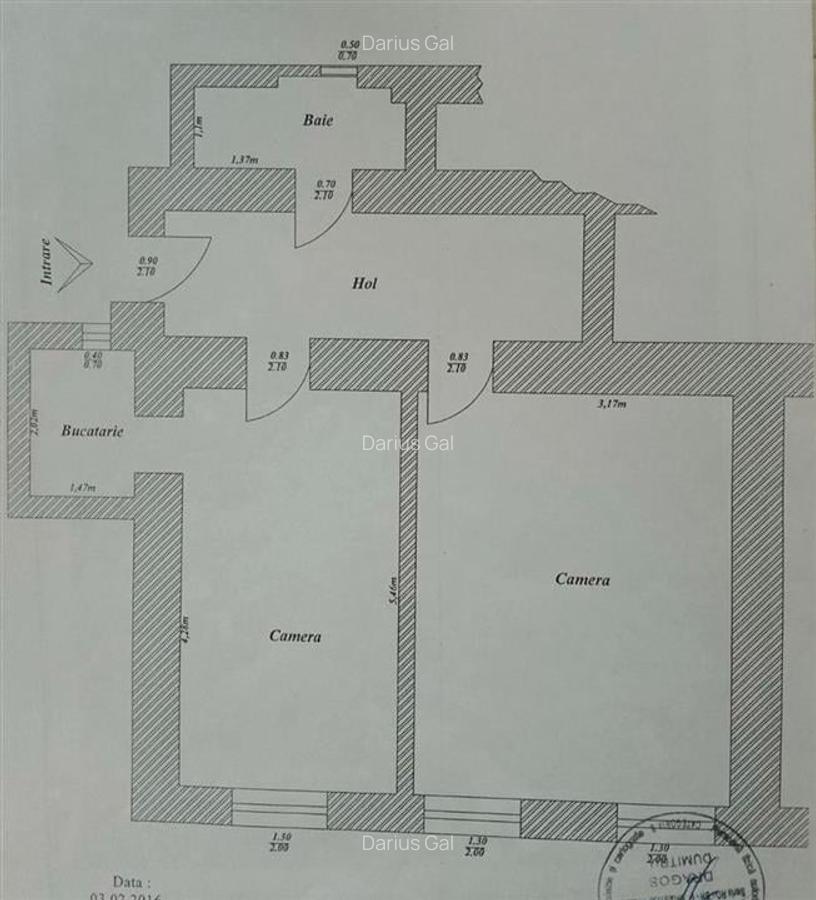 Apartament cu 2 camere decomandat în Central - 1