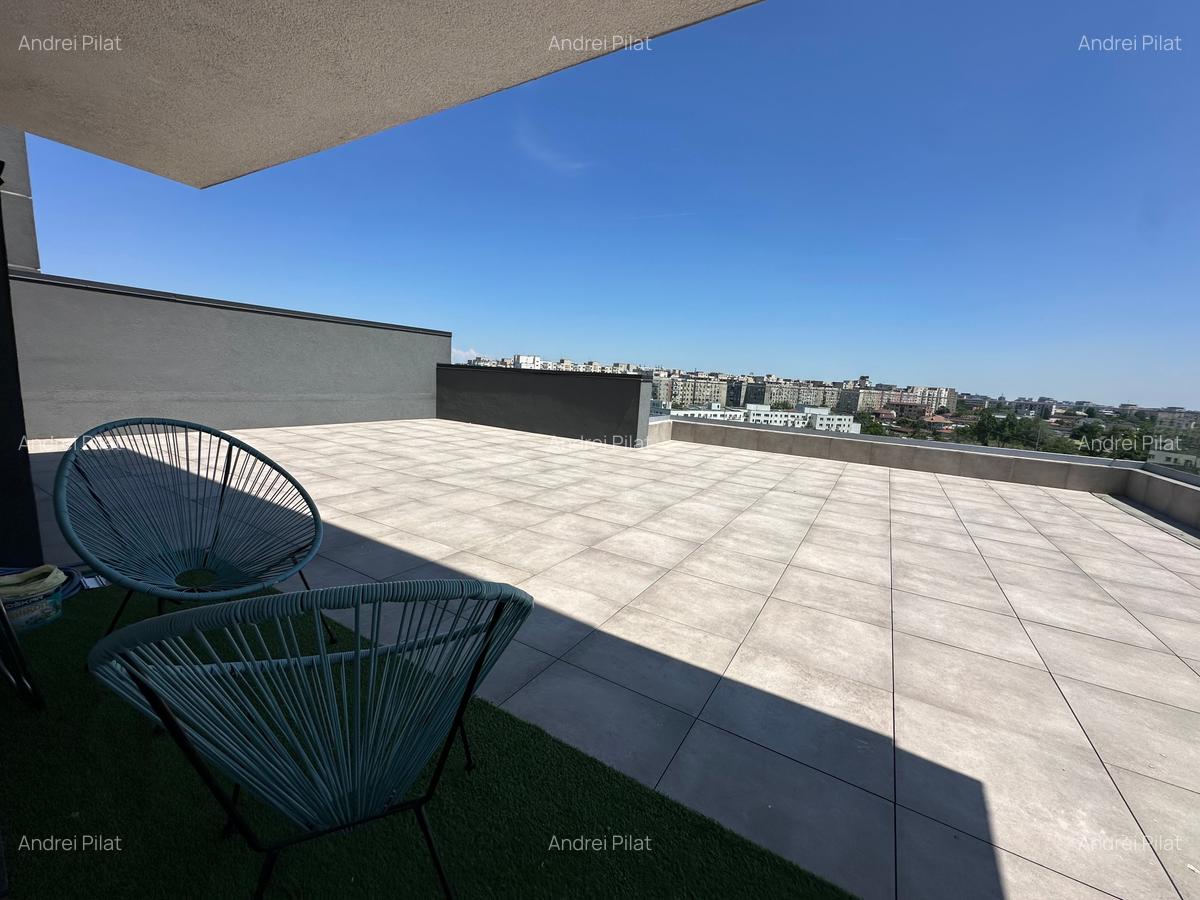 Apartament cu terasă 100mp in Trio Bridge View,parcare valabilă,totul nou - 6