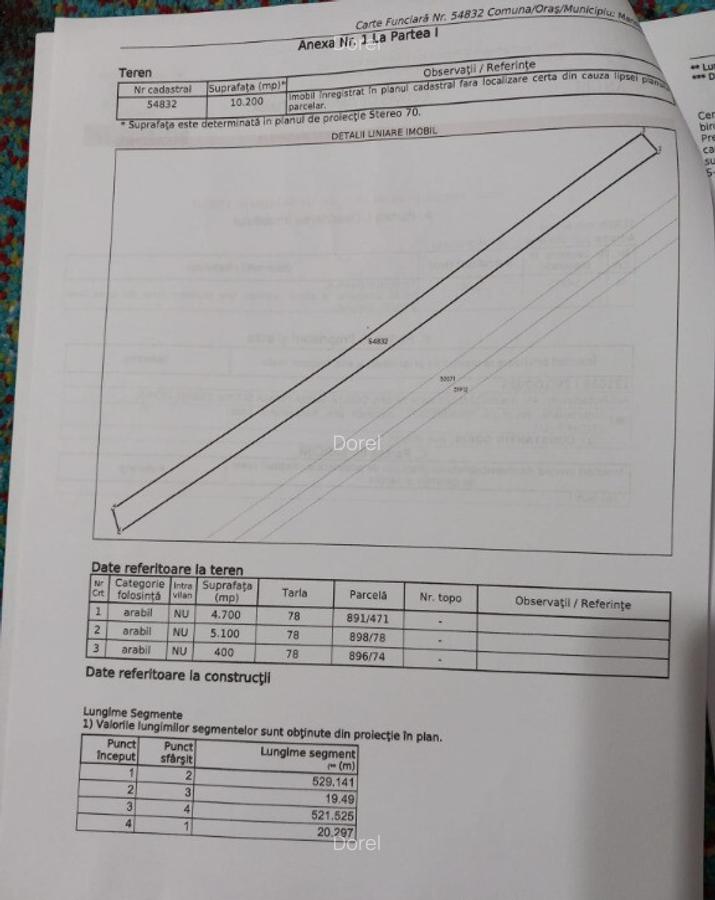 Teren intravilan - extravilan 5110,5000,10200,6300,12000mp - 3