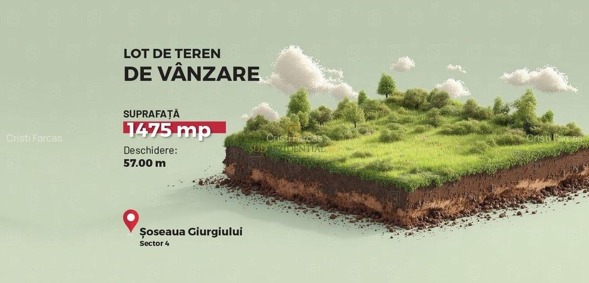 Teren 1.475 mp,  Ideal dezvoltare imobiliara, Str. N.D. Cocea - 1