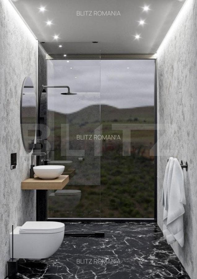 Cabana moderna, 6 camere, 400 mp, zona Muntele Rece - 13