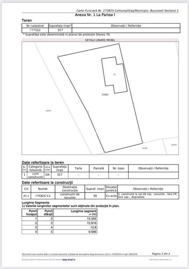 Teren intravilan 317mp Unic Herastrau sector 1 - 1