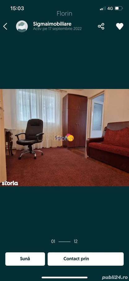 Persoana Fizica Inchiriez Apartament 2 camere Podu Ros liceul Emil Racovita - 3