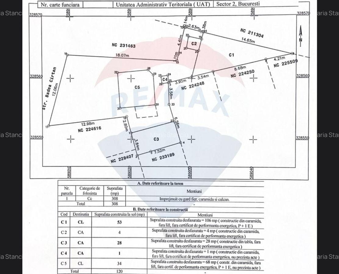 Parter de casa + teren, Badea Cartan nr. 52/ STEFAN CEL MARE - 24