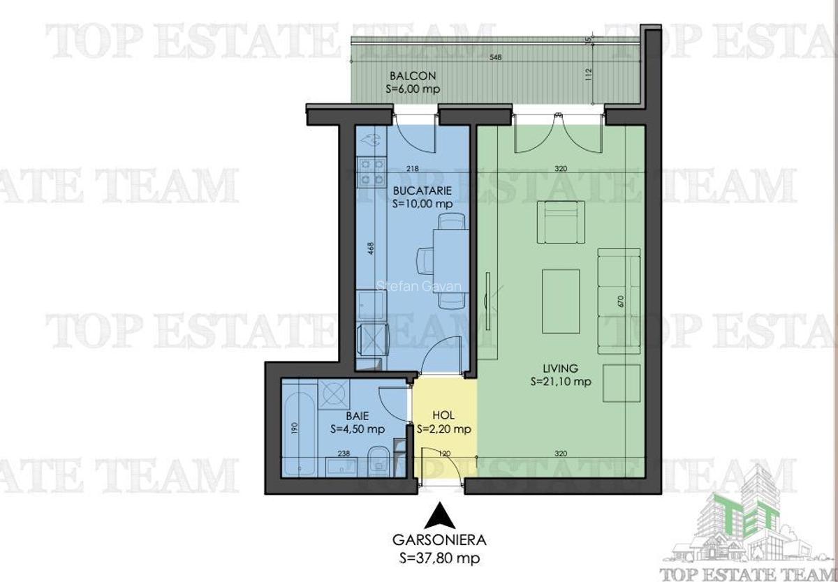 Garsoniera bucatarie inchisa+balcon in Prel.Ghencea-Bucuresti - 2