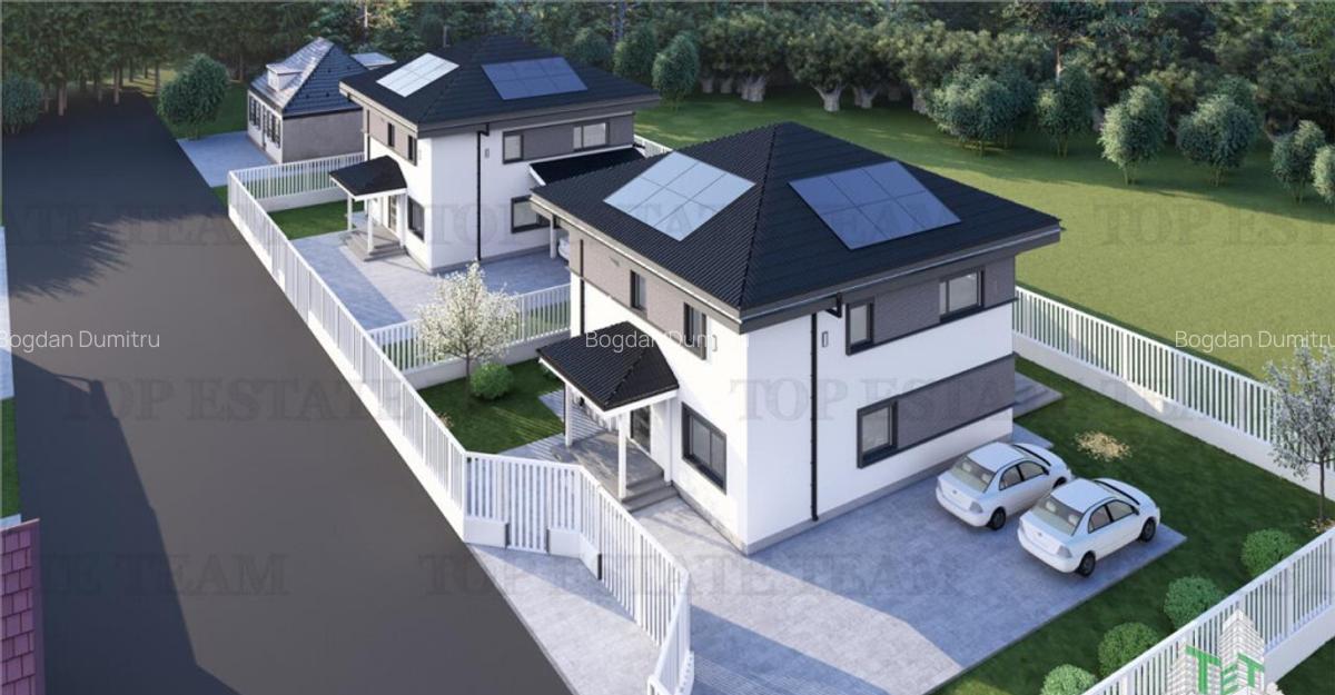 Vila de lux, independenta energetic, 255mp, 650mp teren, lan - 1
