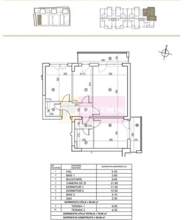Vanzare apartament de 3 camere la Dristor-Baba Novac, metrou - 1
