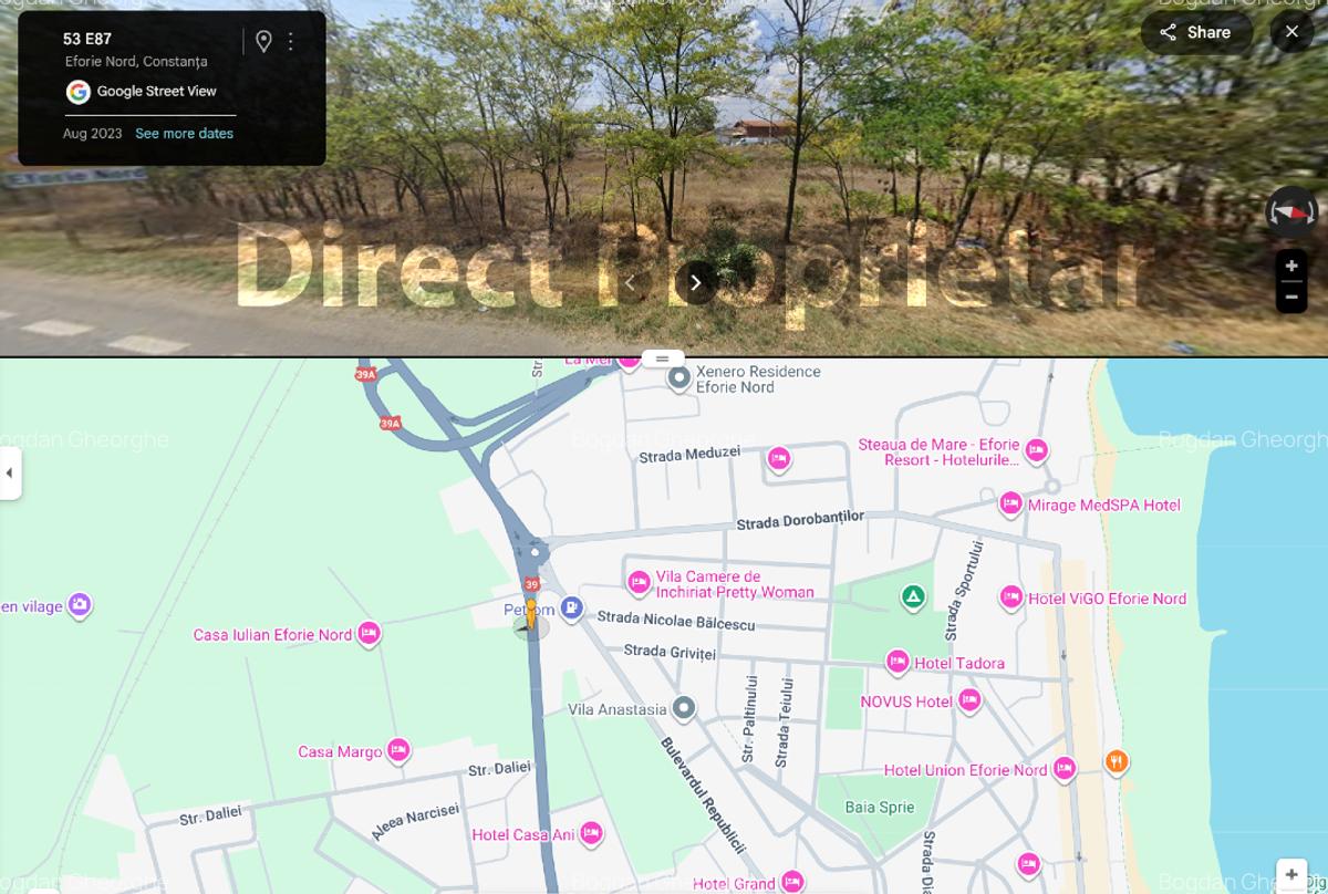 Teren intravilan – Agigea, la intrarea în Eforie Nord, direct proprietar - 4 Teren intravilan – Agigea, la intrarea în Eforie Nord, direct proprietar - 4