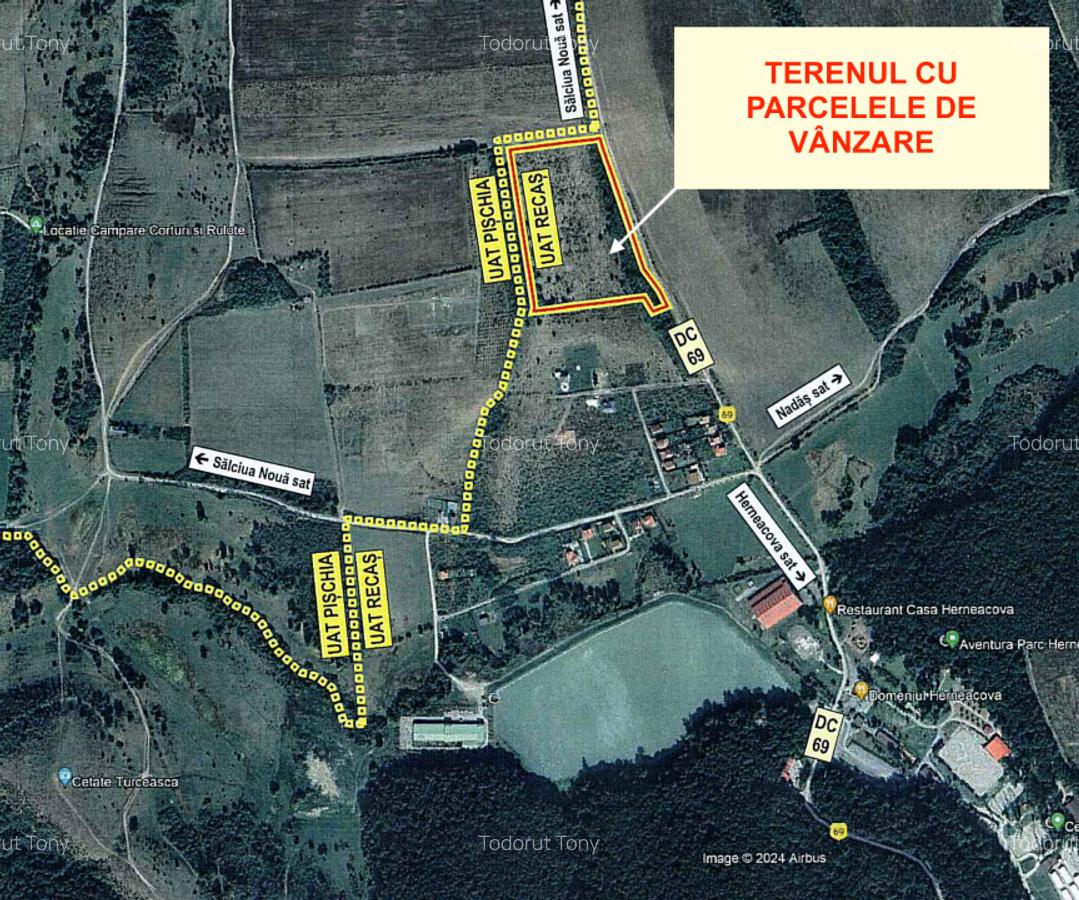 Parcele pentru case Domeniile Herneacova între 700 - 888 mp - 2