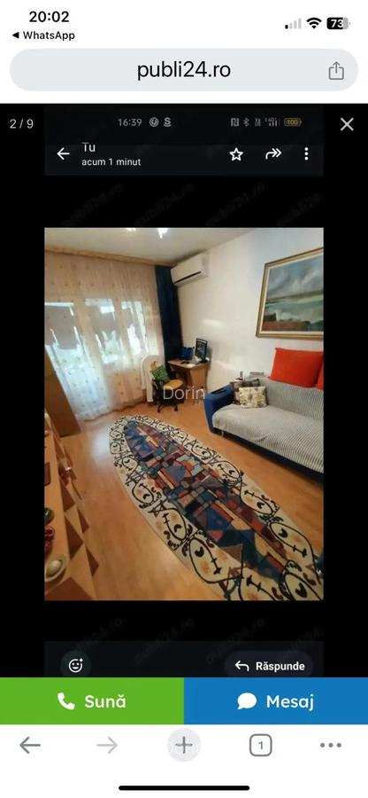 Girocului,1 Km de Spital Jude?ean,32 mp, Bucatarie Separata,Balcon, Baie Vana,Liber,220 E - 2