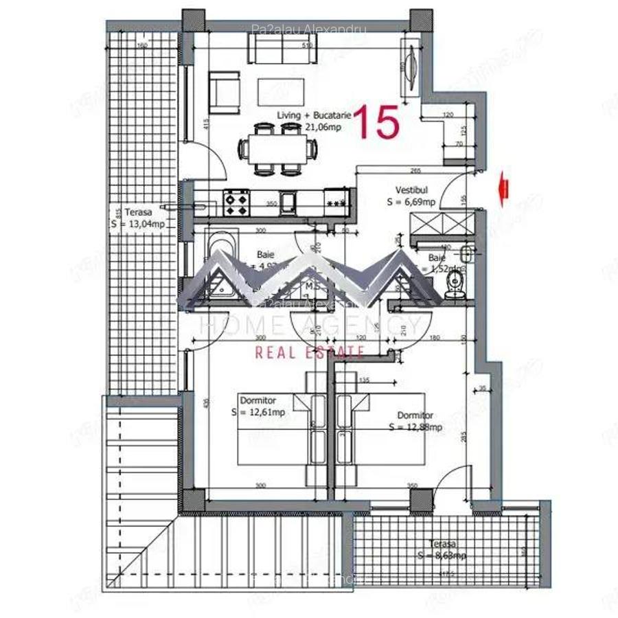 Apartamente 3 camere Otopeni | bloc nou | include parcare - 9