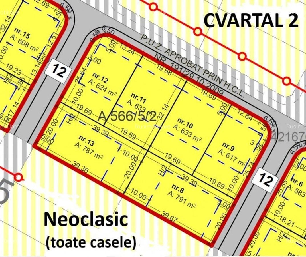 Parcele de vânzare într-un cartier exclusivist - Suprafațe între 550 mp și 900 m - 10