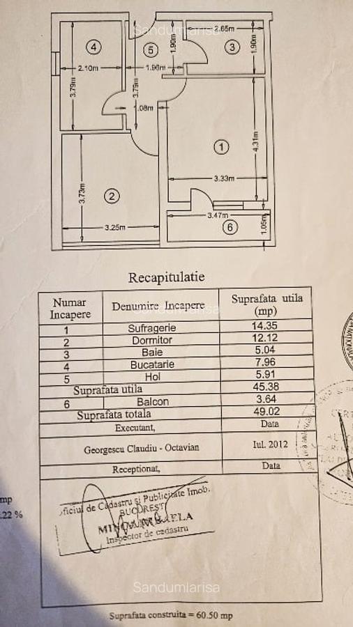 Apartament 2 camere Parter - Sector 4, Giurgiului - Centrala - 15