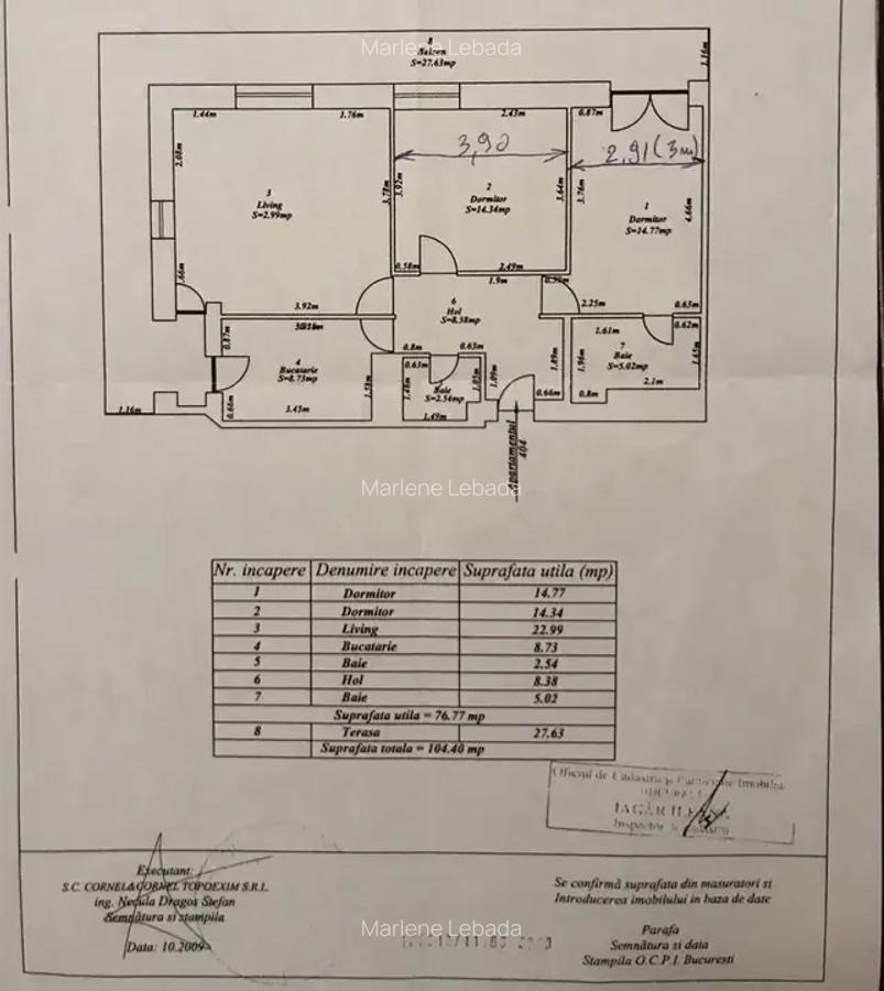 Apartament cu 3 camere decomandat, mobilat în Văcăresti - 23