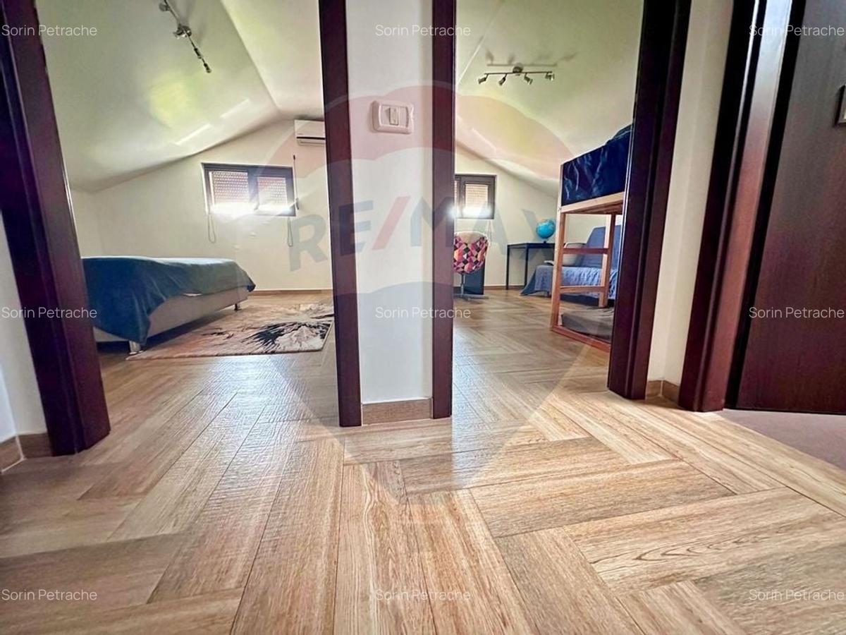 Casa individuala P+1+M, Chiajna - mobilata si utilata, cartier privat - 2