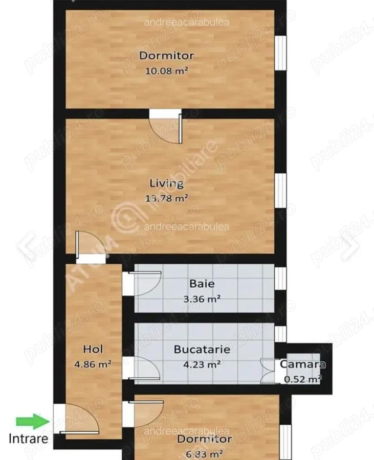 Ap 3 camere zona Milea Rahovei - 3