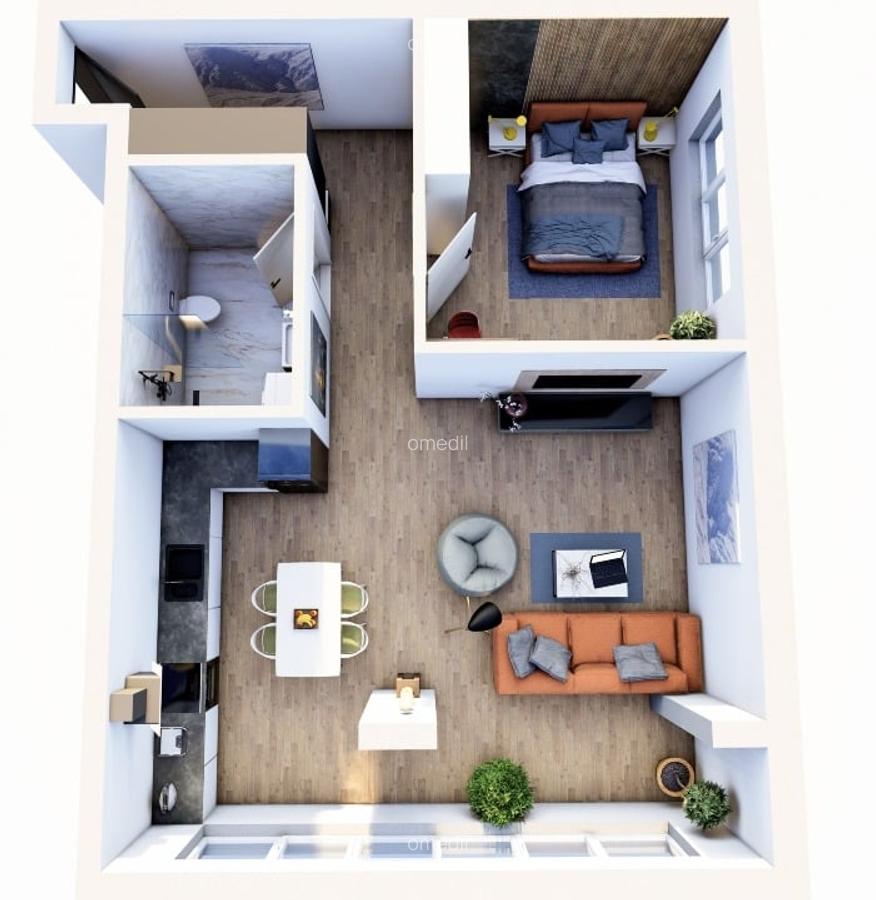 Apartament cu 2 camere decomandat în Central - 4