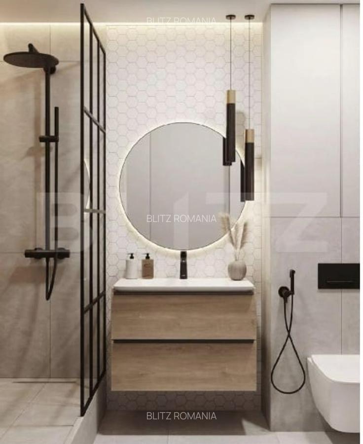 Apartament 2 camere, 44.52 mp finisat nou etaj intermediar, garaj, zona Cetatii - 3