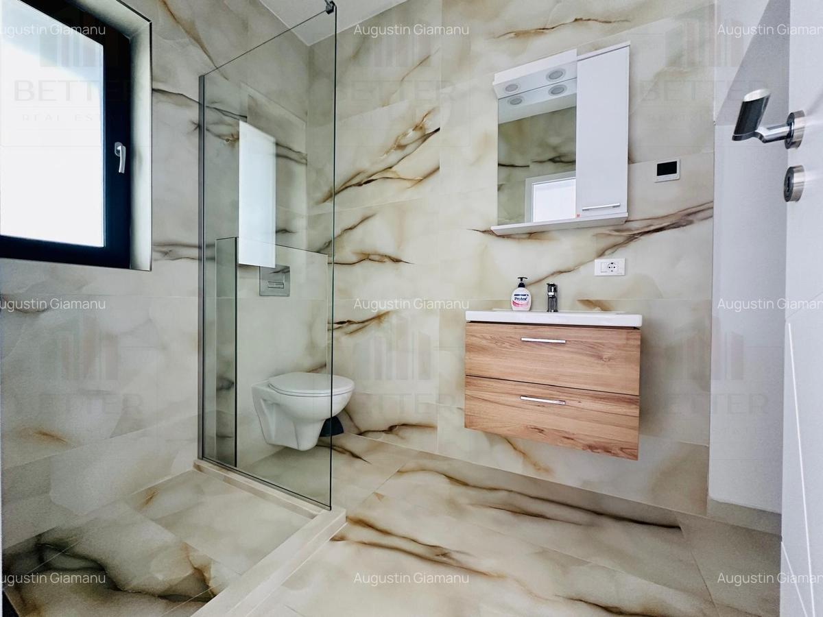 Casă modernă de vânzare 4 camere, 3 băi, terasă travertin–Gata de mutat, Berceni - 13