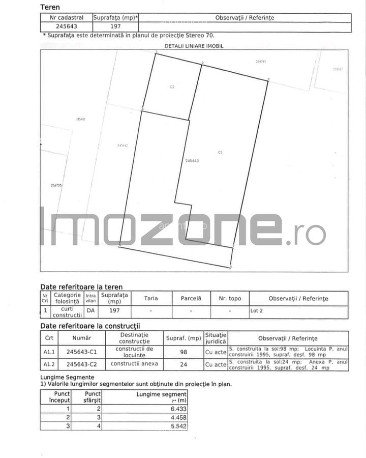 Rahova Teius casa- teren 197mp 122 mp utili - 3 camere | 0% comision | - 2