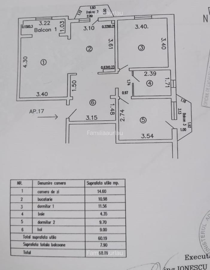 Apartament cu 3 camere decomandat, mobilat în Port - 2