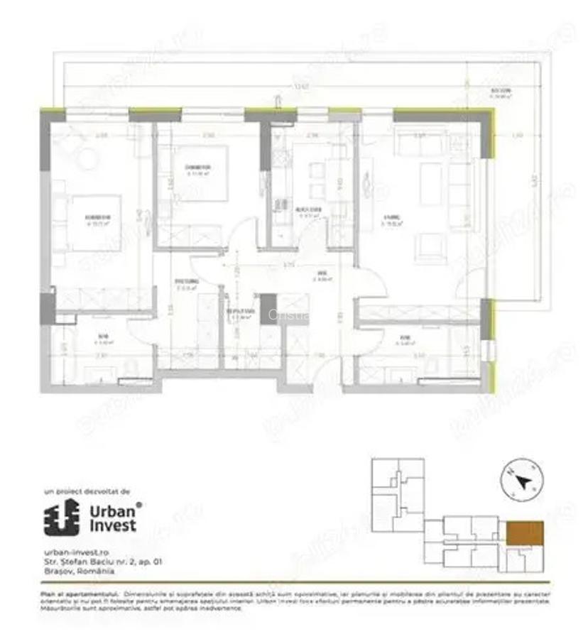 Apartament premium de inchiriat in urban plaza - 5