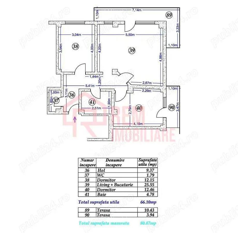 Vanzare apartament 3 camere + loc parcare, mobilat, utilat, renovat, Dobroesti, Fundeni, Str Marului - 20