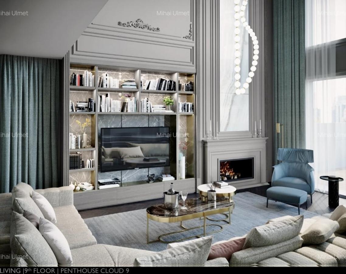 Com 0%| Cloud9 Residence | PENTHOUSE RAFINAT 800 mp cu 4 locuri parcare | - 7