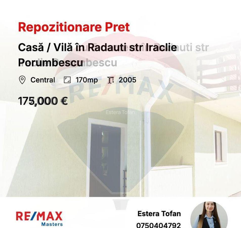 Casa / Vila in Radauti str Iraclie Porumbescu - 11