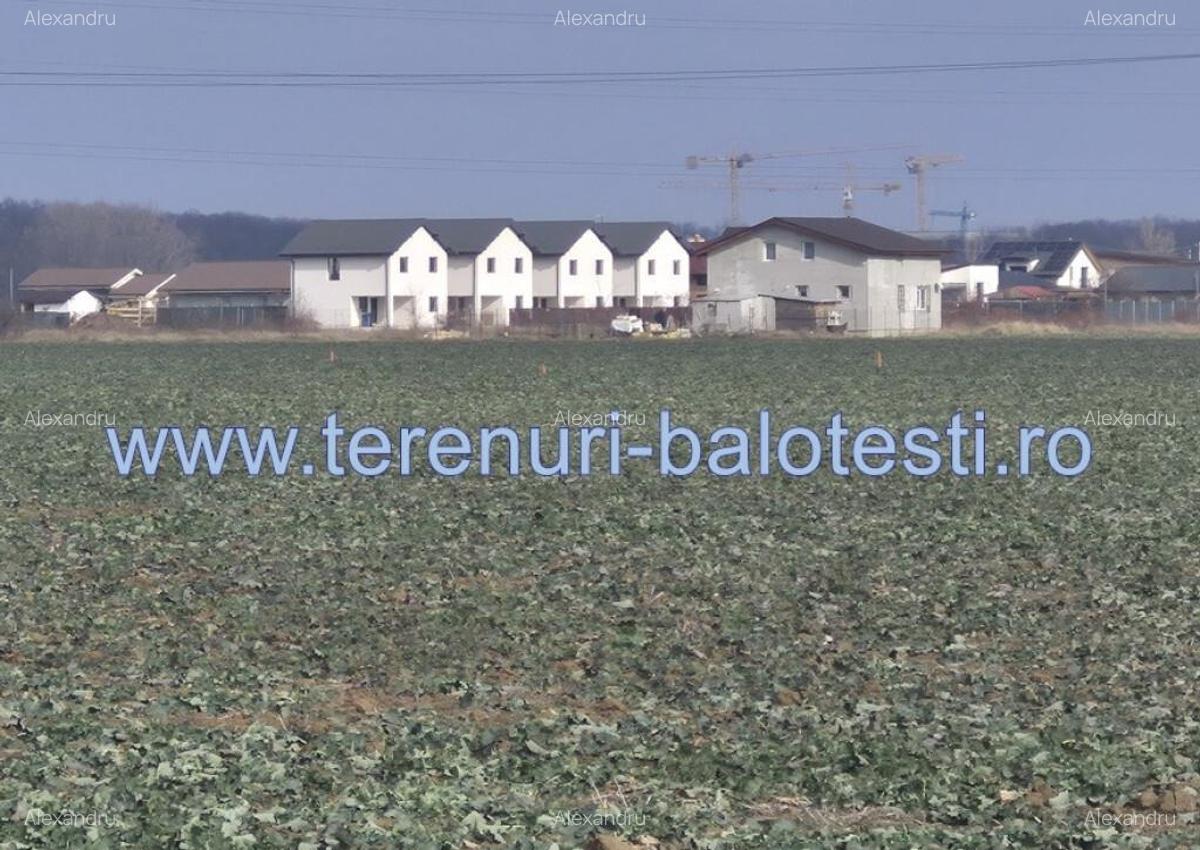 Teren intravilan Balotesti,langa ansamblul Terra si padure, 17000 euro - 8