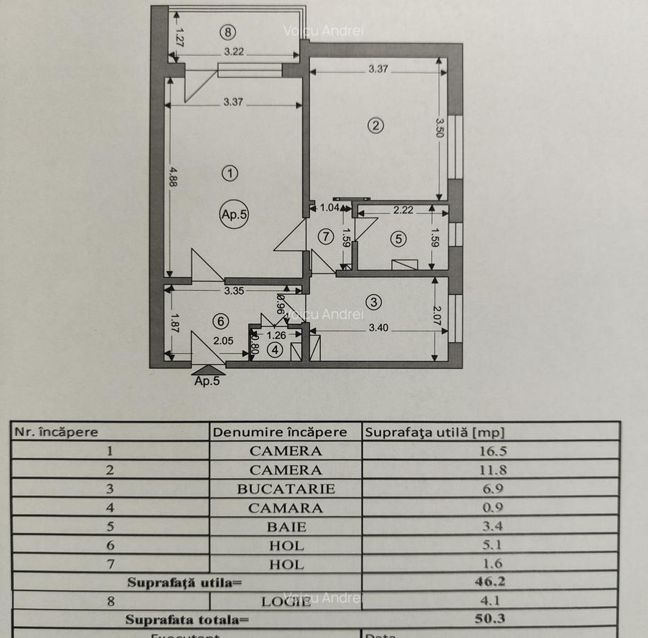 Apartament 2 camere Confort 1 circular intermediar - 8