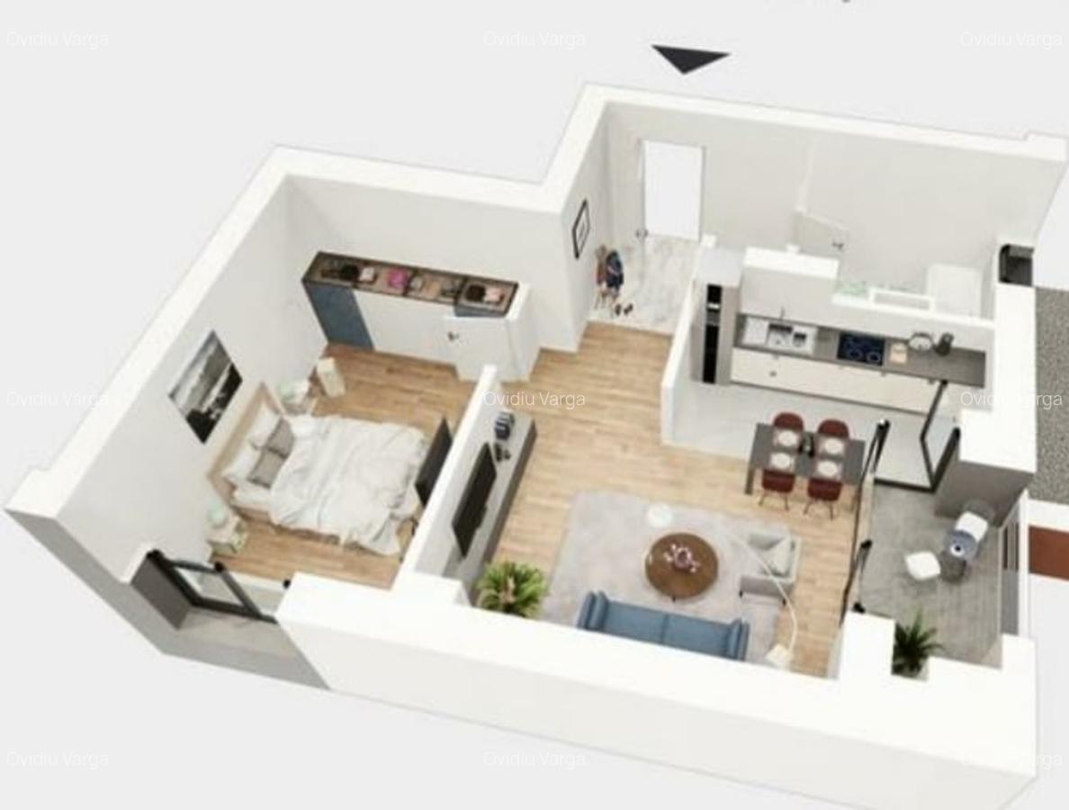 Apartament cu 2 camere în Aradului - 6