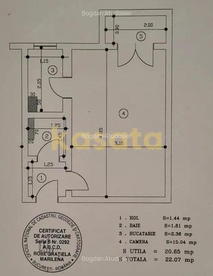 OPORTUNITATE | GARSONIERA FLOREASCA | ETAJ 1 | IDEAL INVESTITIE - 4