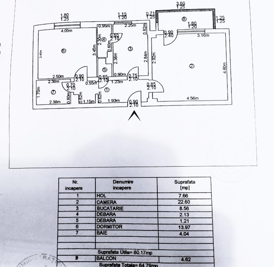 Apartament 2 camere mobilat si utilat - 16