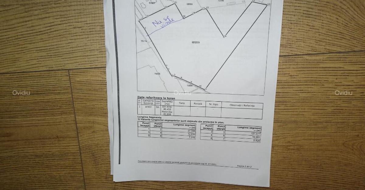 Vand teren intravilan in Deva suprafata totala 43 000 mp, zona Auchan - 2