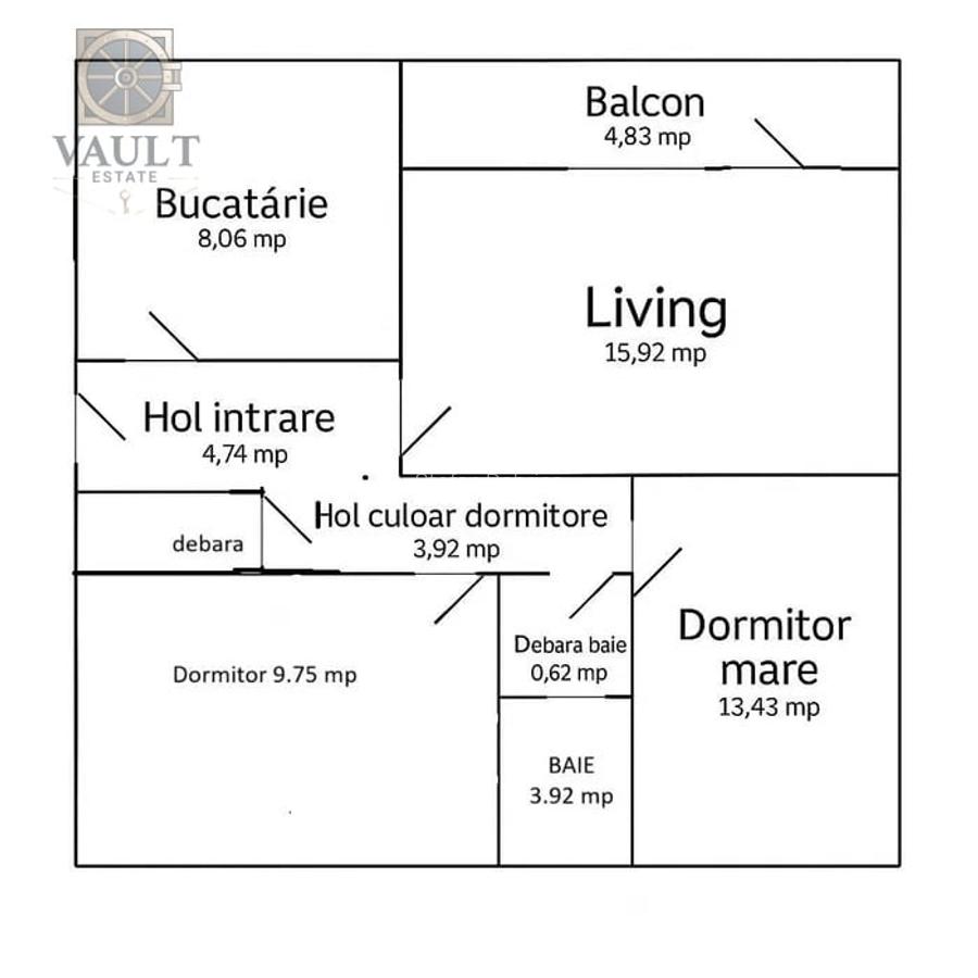 Apartament 3 camere -65,19Mp-Fizicienilor - 7 Apartament 3 camere -65,19Mp-Fizicienilor - 7