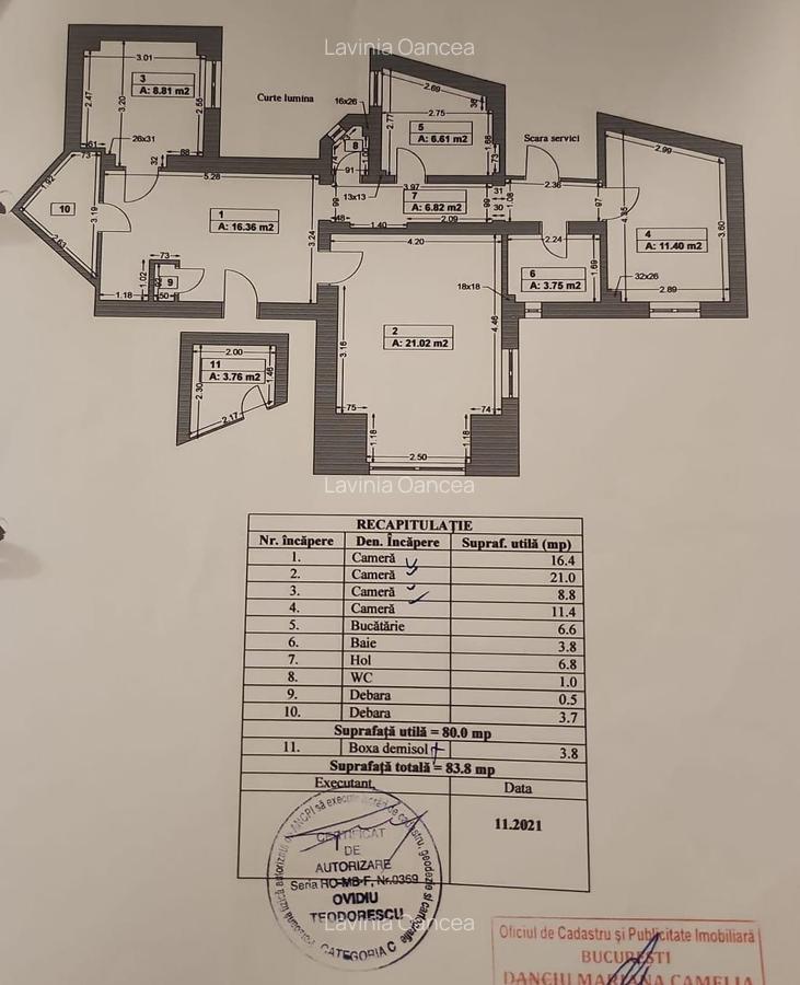 Apartament 4 camere 80mp +garaj Dorobanti/Caderea Bastiliei - 15