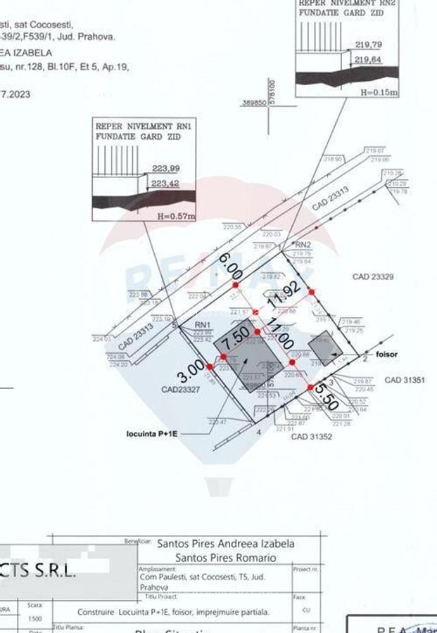 Teren cu proiect si avize obtinute 500 mp Cocosesti / Ale... - 13