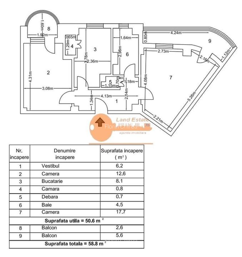 Apartament 2 camere – Decomandat  – Drumul Taberei - 1